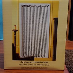 Dark Bamboo Beaded Curtain Pier 1 Imports